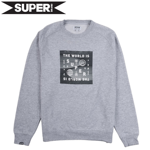 [SUPERBRAND] 수퍼브랜드 TWIN CREW FLEECE 트윈 크루 후리스 HGR 그레이색상