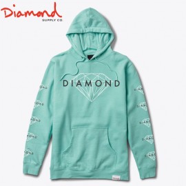 [DIAMOND SUPPLY CO] 다이아몬드 서플라이 BRILLIANT PULL OVER HOOD DIAMOND BLUE 브릴리언트 풀오버 후드 다이아몬드 블루색상