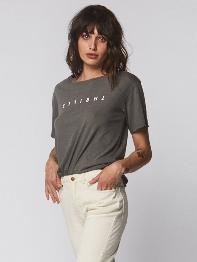 [THRILLS] women Classic Tee Faded Grey (스릴스 우먼스 클래식 티)