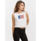 [THRILLS] Womens Nebraska crop Muscle WHITE (스릴스 우먼스 네브라스카 크롭머슬)