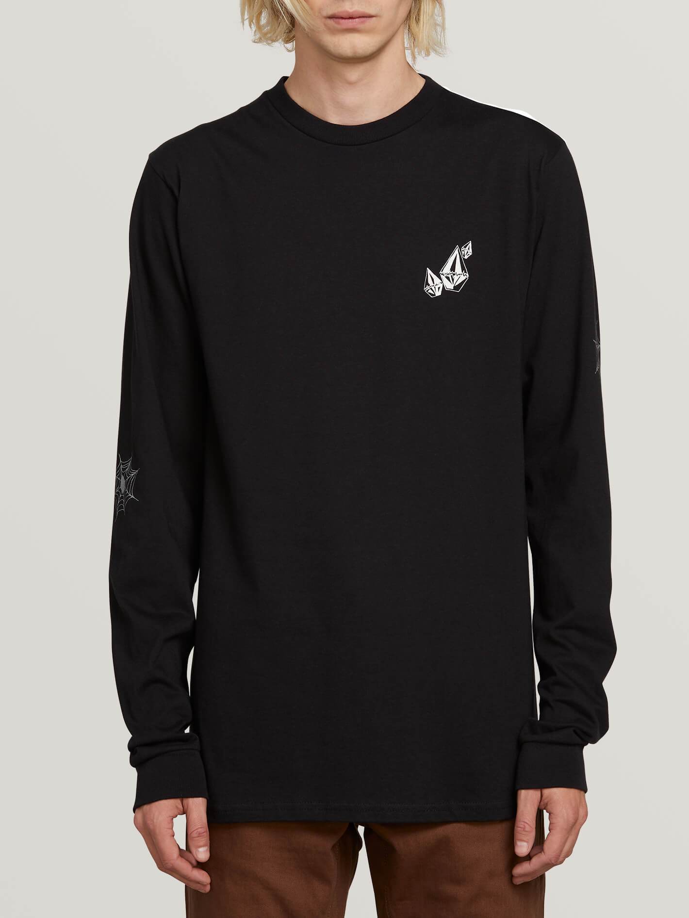 [VOLCOM] 볼컴 긴팔티셔츠 LOPEZ WEB LONG SLEEVE TEE (BLACK)