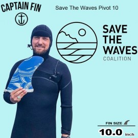 서핑롱보드핀 CAPTAIN FIN 10 SAVE THE WAVES PIVOT