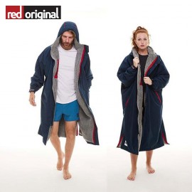 서핑 방한 판초 RED ORIGINAL Change Jacket Long Sleeve - NAVY