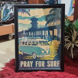서핑 인테리어 소품 - 액자 PRAY FOR SURF - SUNSET BEACH