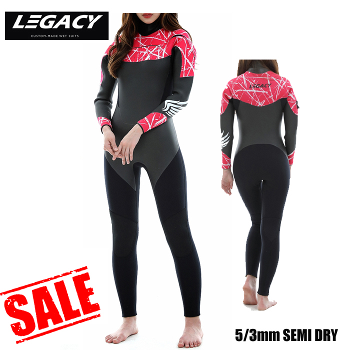 서핑 겨울용 세미드라이슈트 LEGACY WETSUITS SEMI -DRY LADY