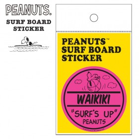 서핑 스티커 SNOOPY SURFBOARD STICKER 스누피 스티커 - WAIKIKI