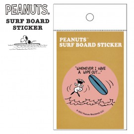 서핑 스티커 SNOOPY SURFBOARD STICKER 스누피 스티커 - WIPE OUT