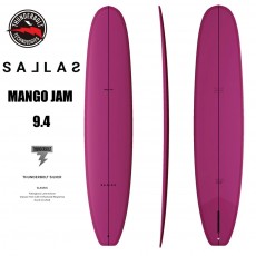 서핑롱보드 [KAI SALLAS] MANGO JAM 9.4 MAGENTA 카이살라스 싱글핀 망고잼 THUNDERBOLT (3월중순입고 예정)