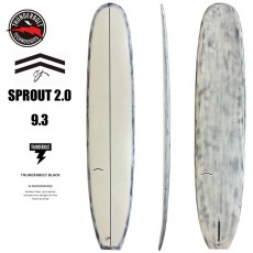 서핑롱보드 [CJ NELSON] 9.3 SPROUT 2.0 WHT / BRUSHED CARBON 씨제이 넬슨 THUNDERBOLT (3월말 입고 예정)