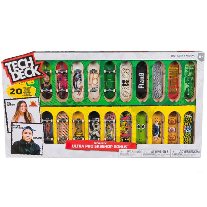 스케이트보드 핑거보드 셋트 TECH DECK Ultra Pro 20 Bonus Pack Fingerboard Skateboards Sk8shop