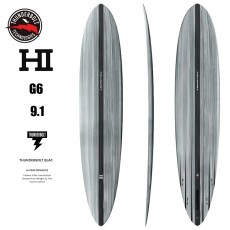 (프리오더)서핑롱보드 [HARLEY INGLEBY] G6 9.1 GRAY CARBON 할리잉글비 THUNDERBOLT