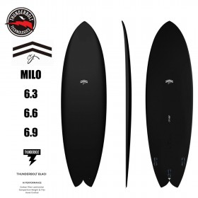 (프리오더)서핑숏보드 [CJ NELSON] MILO FULL CARBON 씨제이넬슨 피쉬보드 THUNDERBOLT