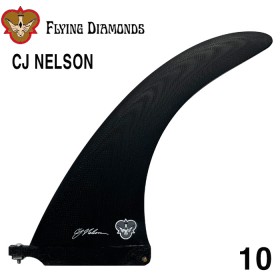 서핑롱보드핀 씨제이넬슨 10.0 [FLYING DIAMONDS] CJ NELSON PARALLAX BLACK