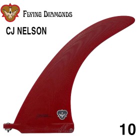 서핑롱보드핀 씨제이넬슨 10.0 [FLYING DIAMONDS] CJ NELSON PARALLAX RED