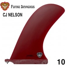 서핑롱보드핀 씨제이넬슨 10.0 [FLYING DIAMONDS] CJ NELSON CALI PIVOT RED